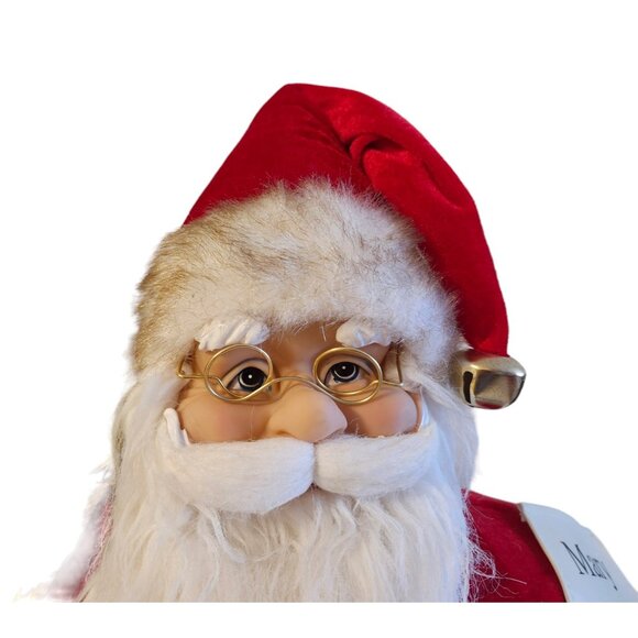 Santa Claus Christmas 32" Figure with Name List - Picture 2 of 5